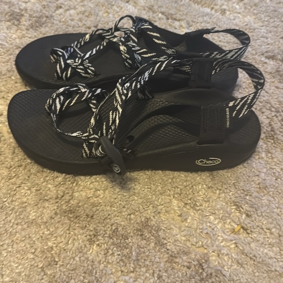 🍍 Chaco Women's Zcloud X2 Sandal Wily Black & White Size 10🍍 - Picture 2 of 4